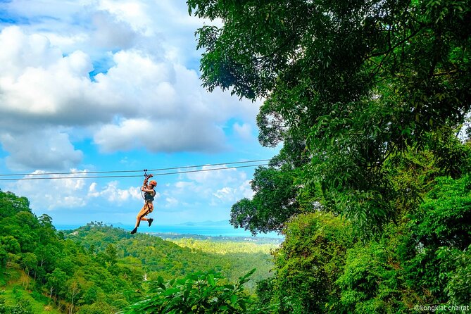 Zipline Ride on Koh Samui - Getting Harnessed and Ready